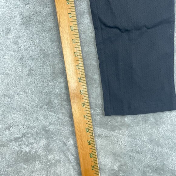 Mario Serrani Textured Pull-On Pants Black M/M NWT 6619 - Picture 9 of 10